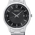 Seiko Seiko Conceptual Series Dress SGEH81P1  SGEH81P1 кварцевые мужские часы  черный циферблат, браслет нержавеющая сталь — вид спереди