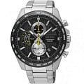 Seiko Seiko Conceptual Series Sports SSB261P1  SSB261P1 кварцевые мужские часы  черный циферблат, браслет нержавеющая сталь — вид спереди