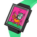 Swatch Swatch Square Bioceramic Standard SO34Z102  наручные женские часы фото под углом.