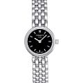 Tissot Tissot Lovely T058.009.11.051.00 Lovely T0580091105100 кварцевые женские часы  черный циферблат, браслет нержавеющая сталь — вид спереди