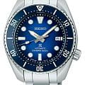Seiko Seiko Prospex SPB321J1  SPB321J1 механические мужские часы  синий циферблат, браслет нержавеющая сталь — вид спереди