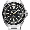 Seiko Seiko Prospex SRPE35K1  SRPE35K1 механические мужские часы  черный циферблат, браслет нержавеющая сталь — вид спереди