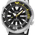 Seiko Seiko Prospex SRP639K1S  SRP639K1S механические мужские часы  черный циферблат, браслет силикон — вид спереди