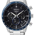 Seiko Seiko Conceptual Series Sports SSB357P1  SSB357P1 кварцевые мужские часы  черный циферблат, браслет нержавеющая сталь — вид спереди